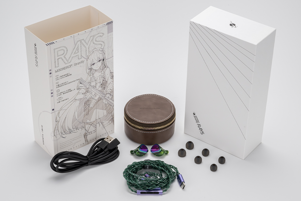 MOONDROP RAYS 1DD+1Planar In-ear Headphone (Gaming Series IEM)