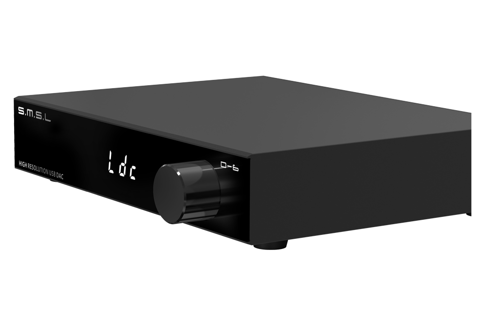 SMSL D-6 DAC Dual AK4493s Bluetooth 5.1 PCM 768kHz/32Bit DSD512 Decoder with Remote Control