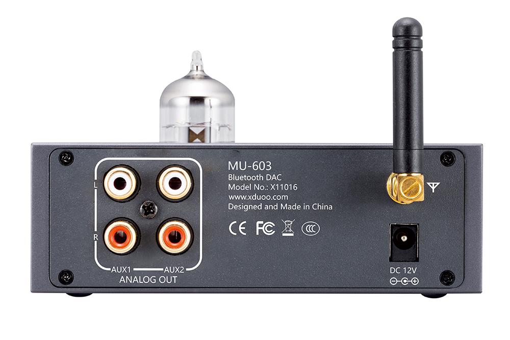 XDUOO MU-603 DAC Tube Preamplifier Bluetooth 5.1 Aptx HD  ES9018K2M Decoder Hi-Res MU603 Decoder Pre-amp