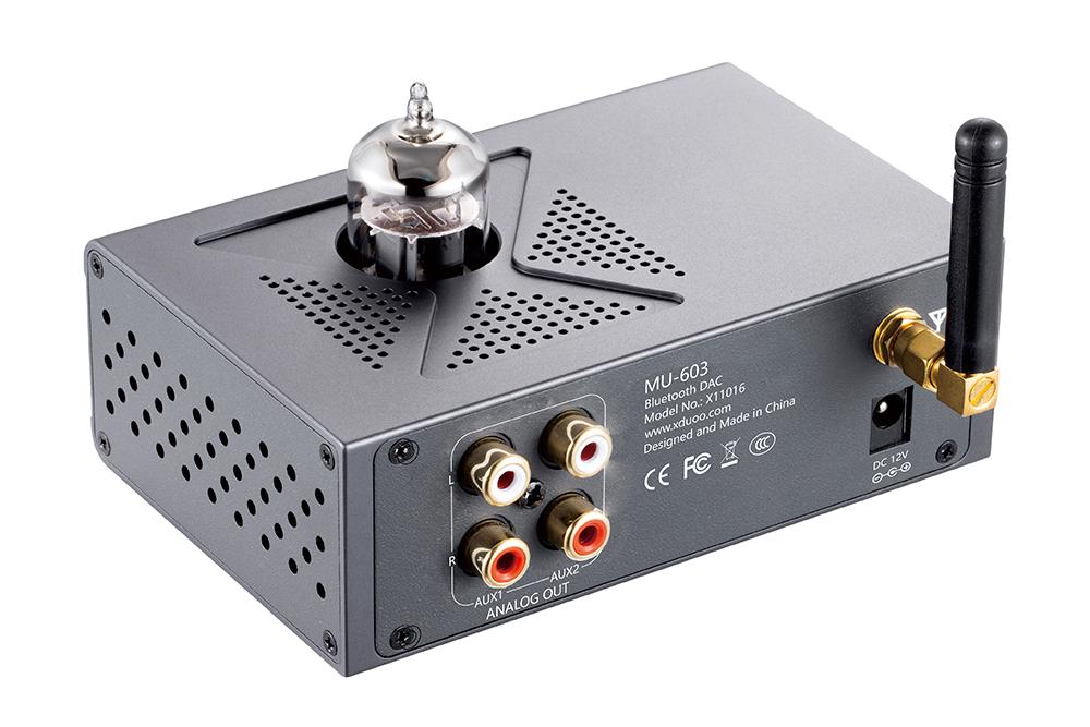 XDUOO MU-603 DAC Tube Preamplifier Bluetooth 5.1 Aptx HD  ES9018K2M Decoder Hi-Res MU603 Decoder Pre-amp