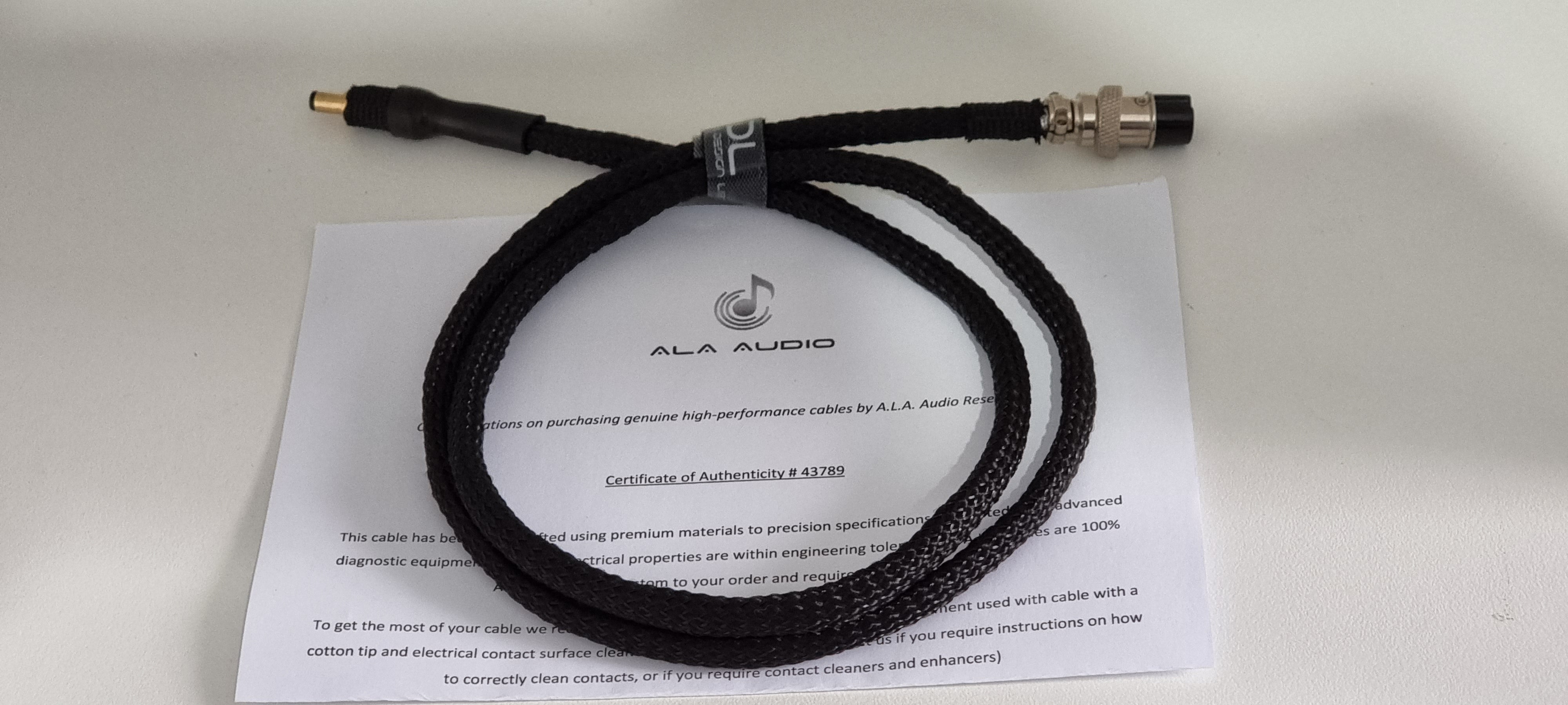 CarbonAg Pure-Silver DC Cable by A.L.A