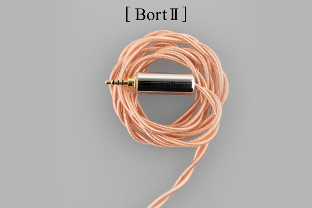 MOONDROP Bort II Upgrade Cable 468 Core Coaxial Litz High Pure Copper HiFi Professional Earphone Cable