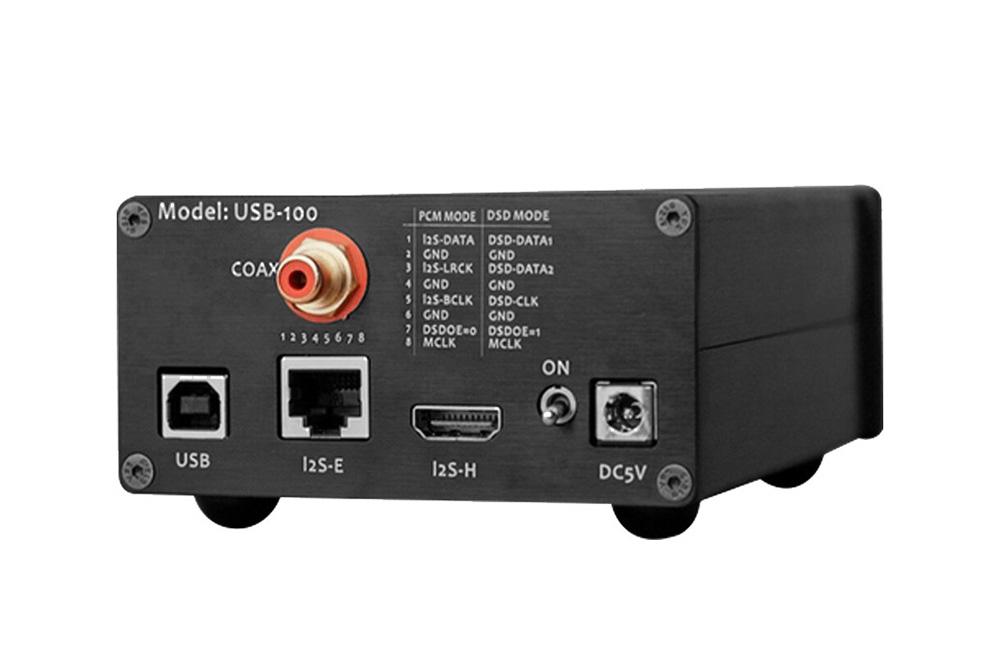L.K.S Audio LKS USB-100 USB Audio Interface PCM384/DSD512 I2S RJ45 HDMI Coaxial out DSD512 with Crystek