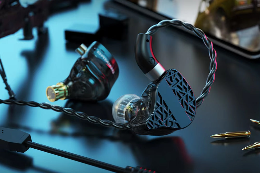 TRN Mars 10mm Vibration Unit+1DD+1BA In-Ear Gaming Headphone