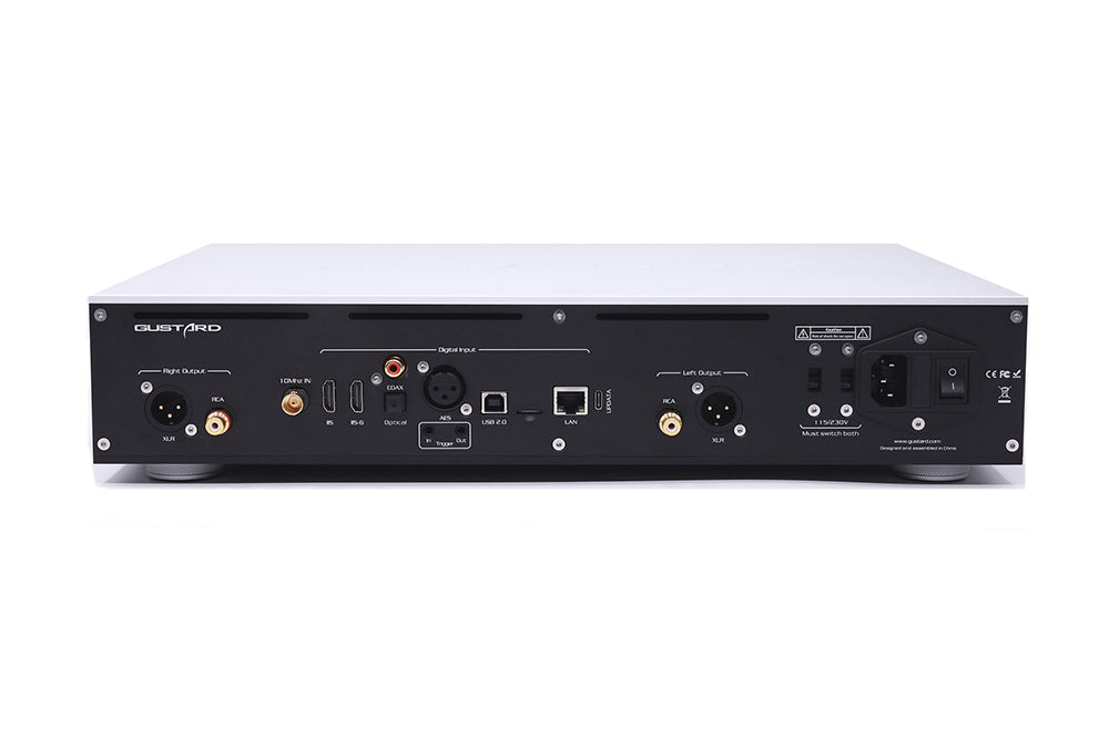 GUSTARD X30 4x ES9039SPRO Streamer Digital to Analog Convertor (DAC)