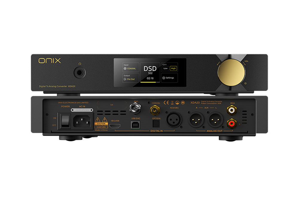 ONIX Zenith XDA20 Dual ES9039PRO Desktop DAC & Headphone Amplifier