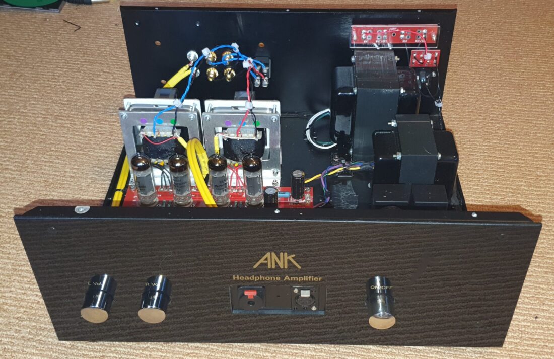 EL84 Tube Headphone Amplifier with Triple C-Core Technology by ANK