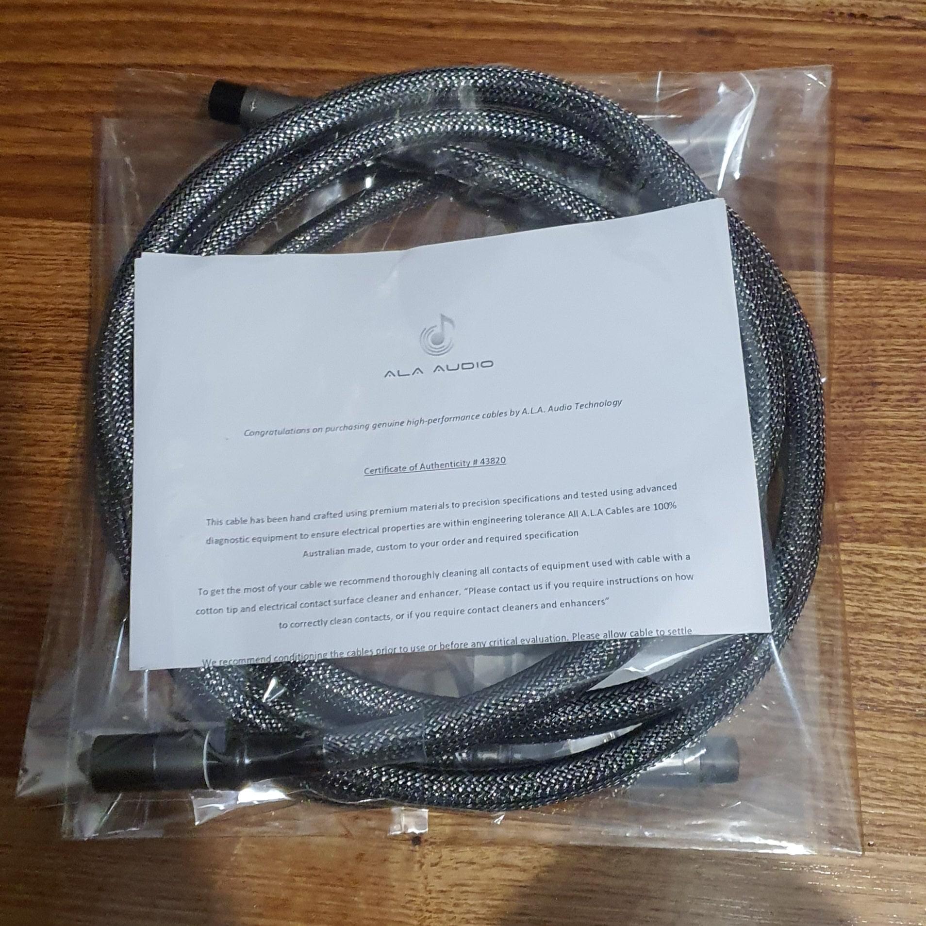 Ag-Ribbon Reference XLR Interconnect Cables by A.L.A