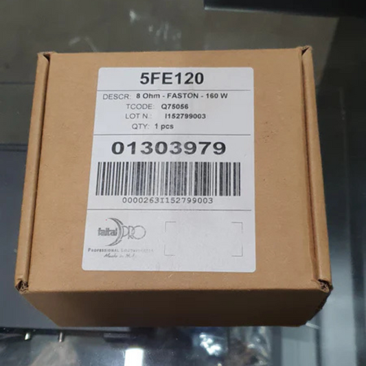 FAITAL 5FE120 (5" LF LOUDSPEAKER, FERRITE, FASTON, 8 OHM)