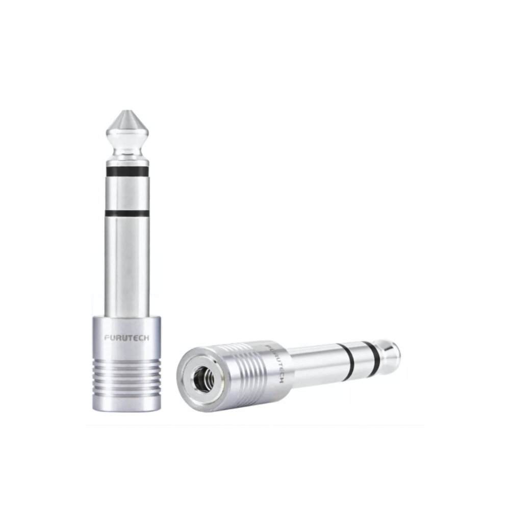 Furutech  F63-S(R) Stereo 3.5mm-6.3mm Adapter Rhodium Plated
