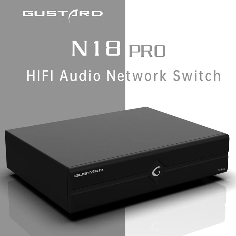 Gustard N18 N18pro Network Ethernet Switch with external 10Mhz Clock interface