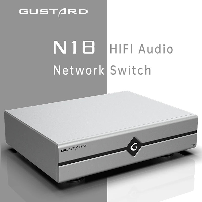 Gustard N18 N18pro Network Ethernet Switch with external 10Mhz Clock interface