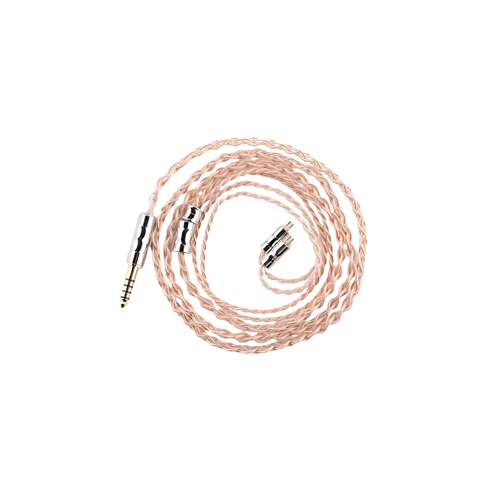 MOONDROP LINE T 6N Single Crystal Copper 196-Core Litz 0.78mm 2Pin Structure Earphone Upgrade Cable
