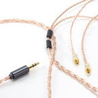 ddHiFi BC110A Sunset Silver-Plated OFC  3.5mm to MMCX Earphone Cable