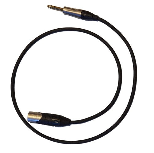 6.3mm TRS to Male XLR High-End Grade Cable by A.L.A.
