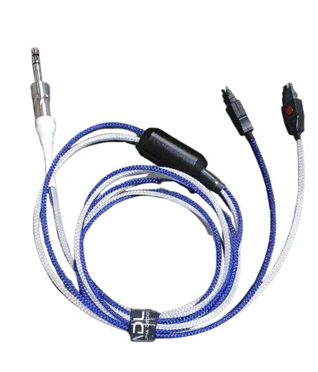 Pure Silver Upgrade Headphone Cable for Sennheiser HD650 / 660 S / 600 / 6XX - (6.3 mm) by A.L.A. - Audiophile Store