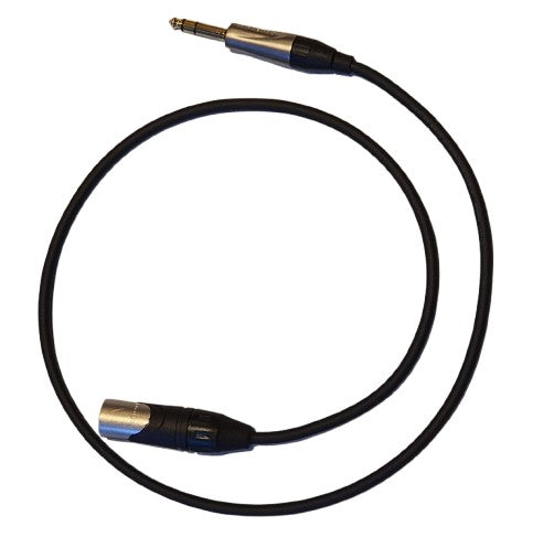 6.3mm TRS to Male XLR High-End Grade Cable by A.L.A.