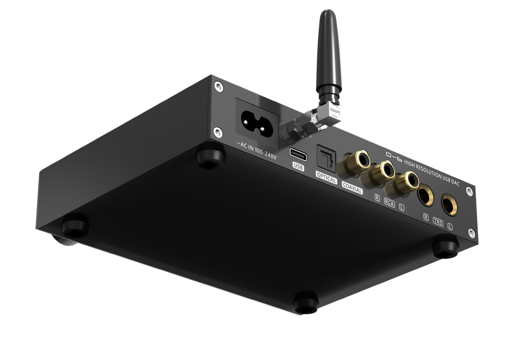 SMSL D-6 DAC Dual AK4493s Bluetooth 5.1 PCM 768kHz/32Bit DSD512 Decoder with Remote Control