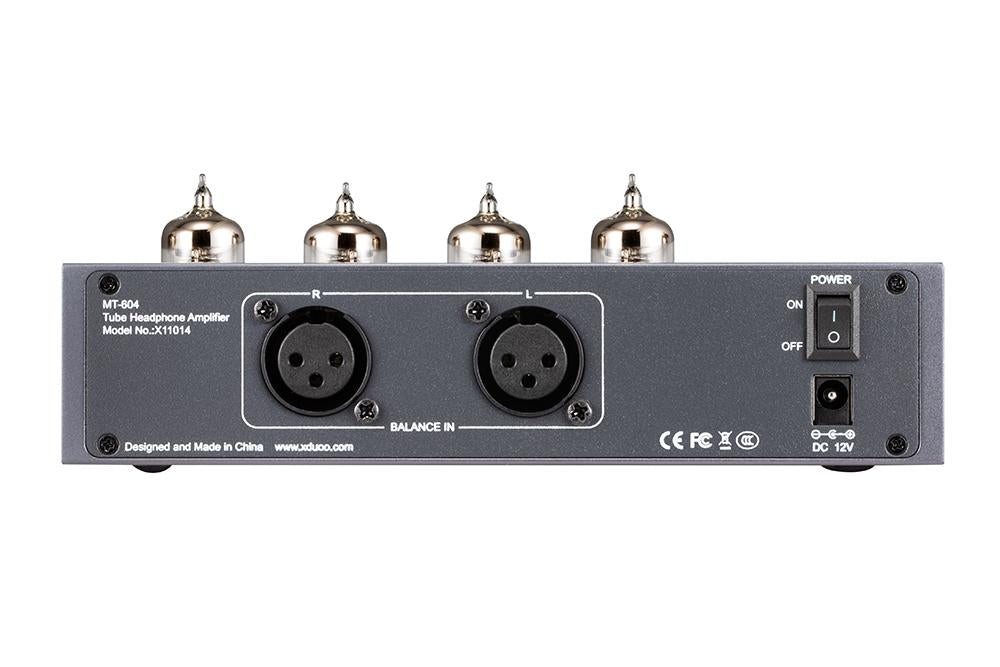 xDuoo MT-604 Four 6J1 Tubes Pre-amp Class A Balanced Tube Headphone Amplifier