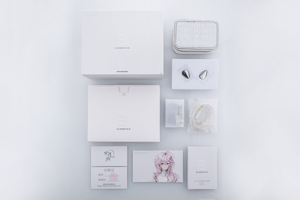 MOONDROP Blessing 3 Earphone 2DD 4BA Hybrid In-Ear Monitors Triple-Frequency Division Headphone