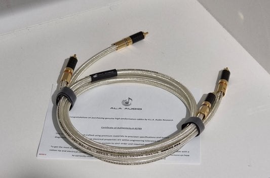 Session Series RCA cables by A.L.A Audio
