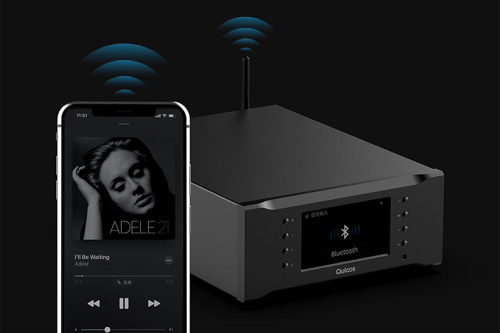 QULOOS QA662 Desktop DAC & Headphone Amplifier & Music Streamer