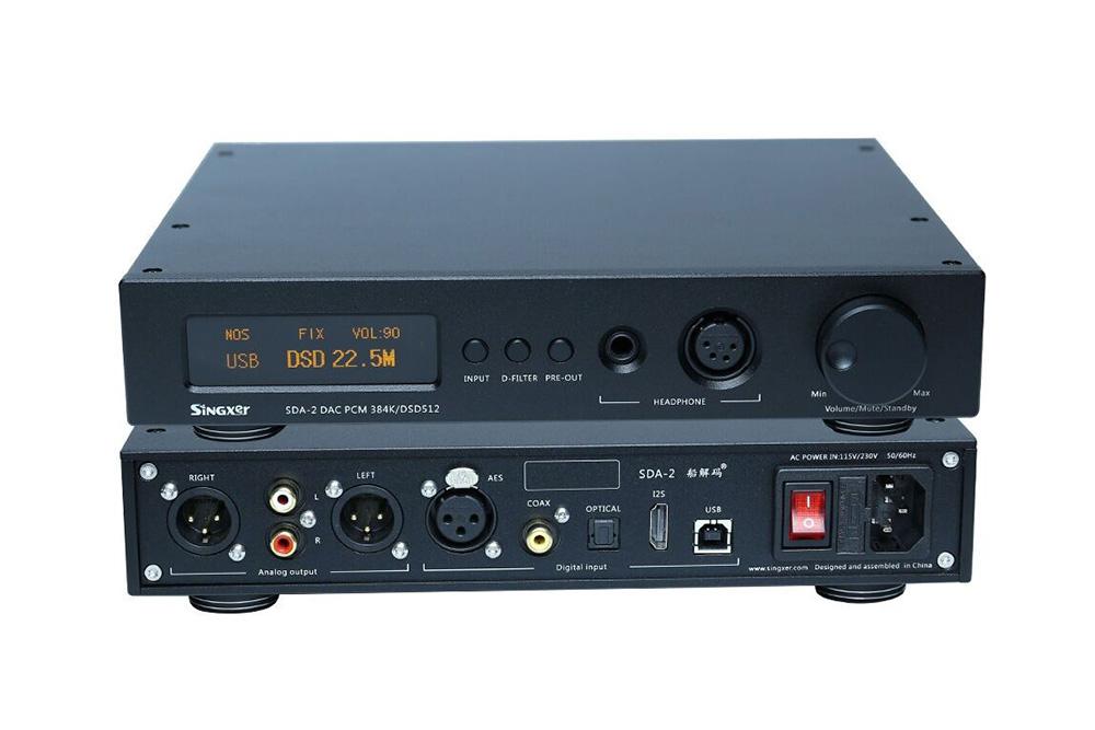 Singxer SDA-2 DAC NOS Native decoding DSD512, AK4497 Decoder Headphone Amplifier - Audiophile Store