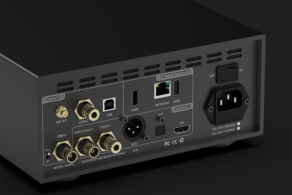QULOOS QA662 Desktop DAC & Headphone Amplifier & Music Streamer