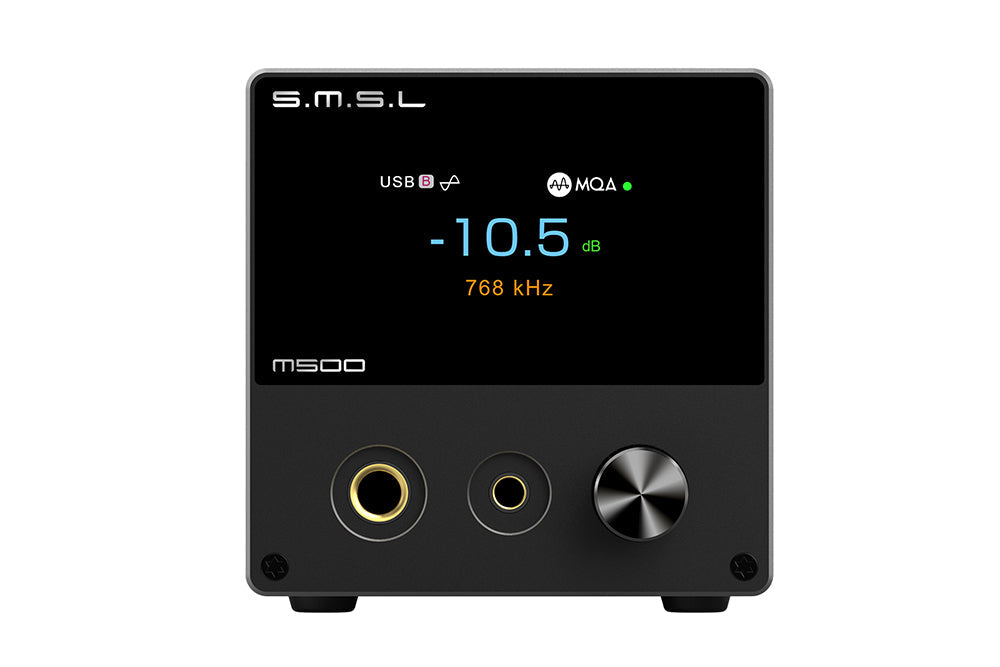 SMSL M500 MKIII MQA-CD Decoder ES9038PRO D/A Chip XU316 32bit 768kHz DSD512 Bluetooth Audio DAC AMP