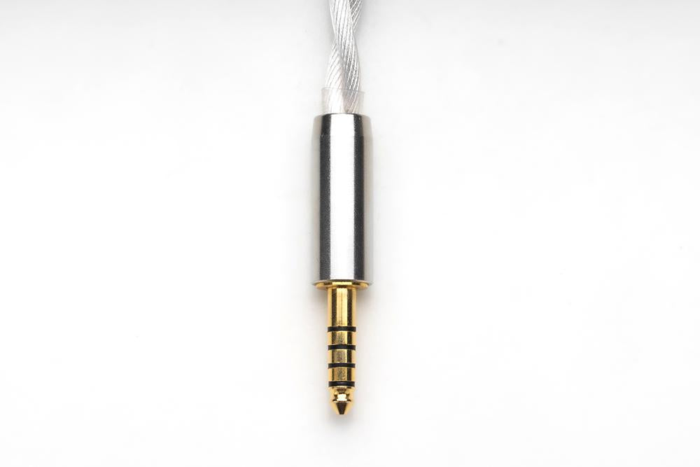 MoonDrop SHIROKAWA Gold Silver Palladium Upgraded Cable  MMCX 0.78mm 2 Pin - 4.4mm, 2.5mm, 3.5mm Options