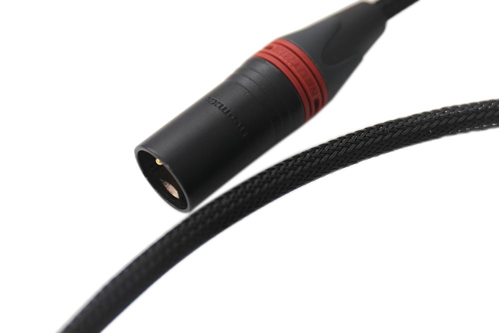 Short Balanced High-End Grade XLR Cable (Pair) - 20cm - Audiophile Store