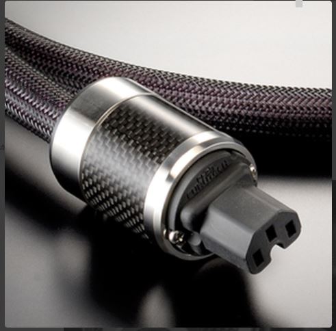 Furutech FI-50 hi-end grade carbon fibre, stainless rhodium i.e.c. connector - Audiophile Store