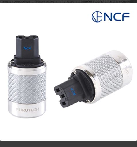 Furutech FI-50-NCF (R) Hi-end grade carbon fibre, stainless rhodium NCF IEC Connector - Audiophile Store