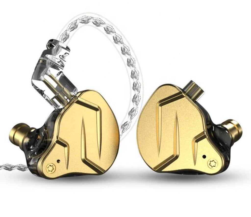 KZ ZSN pro X 1BA+1DD Hybrid Technology Drive Dual Magnetic Moving Coil Silver Plated In-ear Earphone - No Mic - Audiophile Store