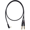 Mogami Patch IP 3.5mm TRS to Dual 1/4
