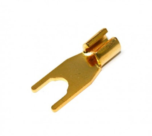 ELECAUDIO FC-104 24K Gold Plated Pure Copper Flat Spade Ø5.8mm - Audiophile Store
