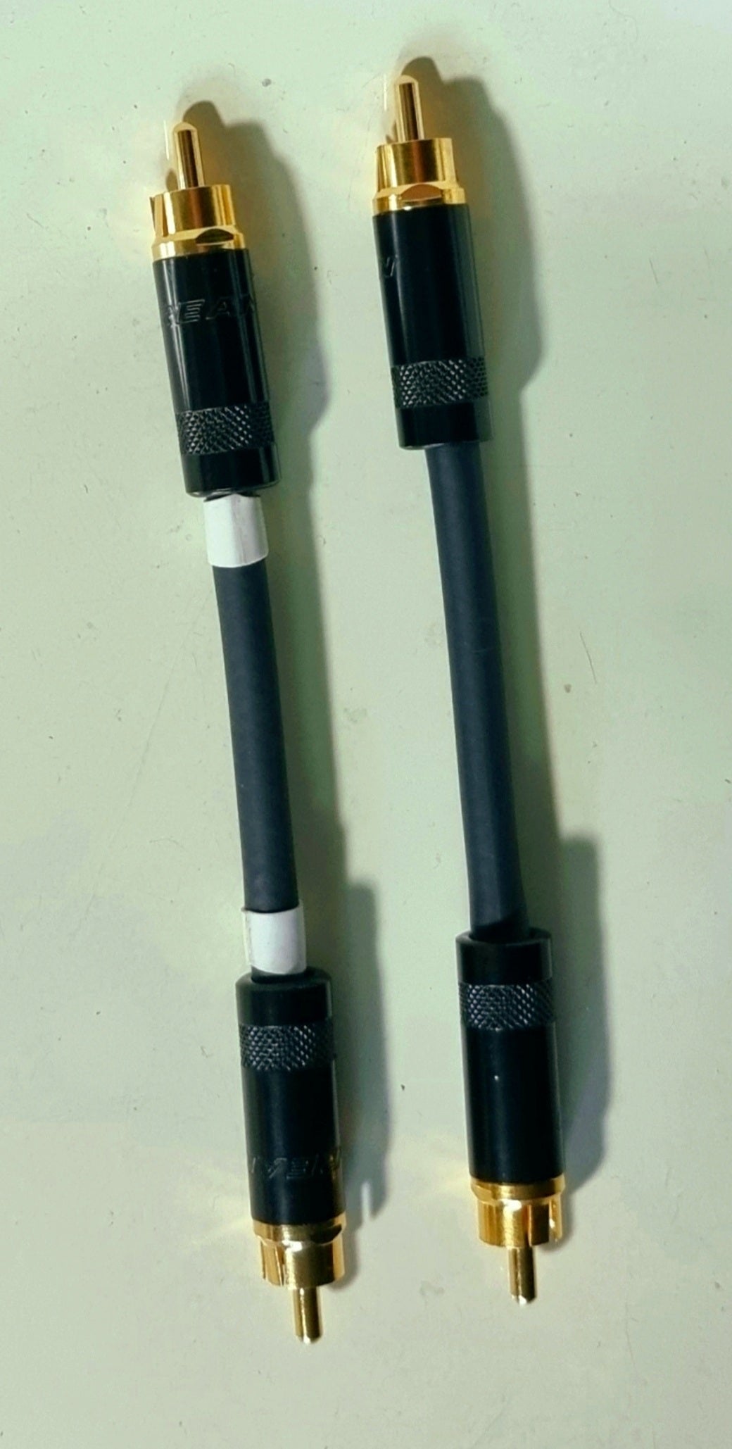 Short Audiophile RCA Interconnect Cables