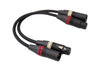 Short Balanced High-End Grade XLR Cable (Pair) - 20cm
