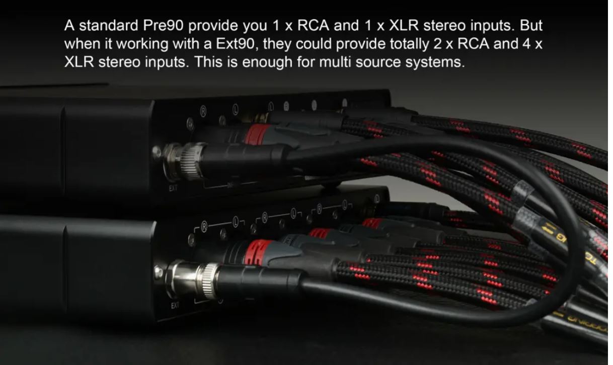 TOPPING Ext90 Preamplifier Input Extender 2*RCA 4*XLR Combination - Audiophile Store