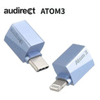 Audirect ATOM3 ESS9280 AC Pro Portable DAC Headphone Amplifier With Type-C / Lightning