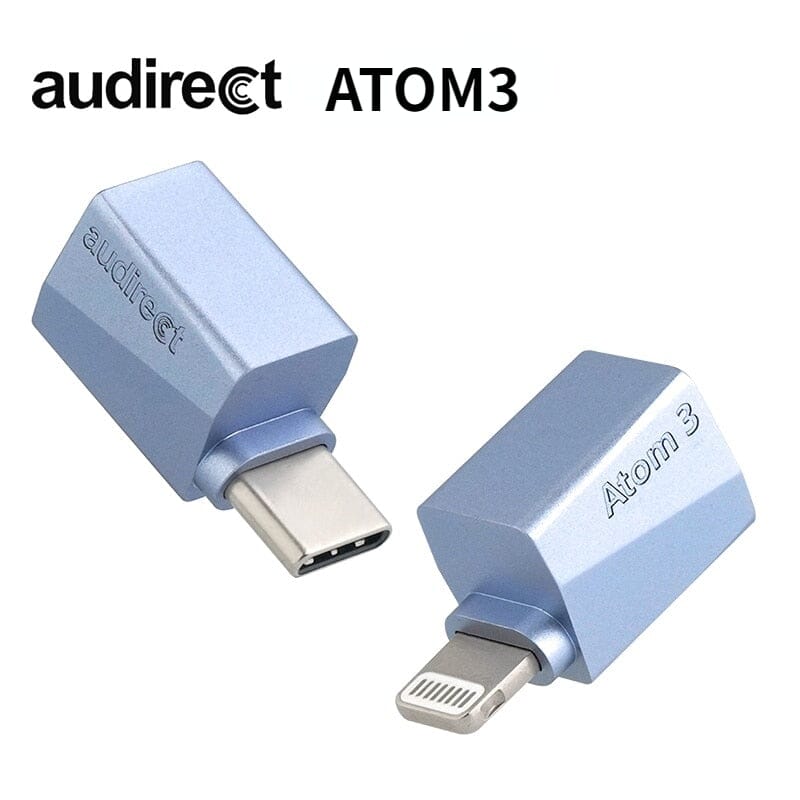Audirect ATOM3 ESS9280 AC Pro Portable DAC Headphone Amplifier With Type-C / Lightning