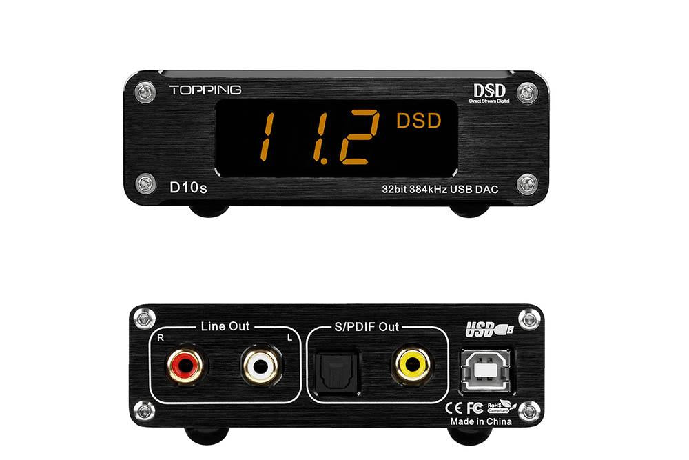 Topping D10S - ES9038Q2M DSD DAC Decoder - Topping Audio - Audiophile Store