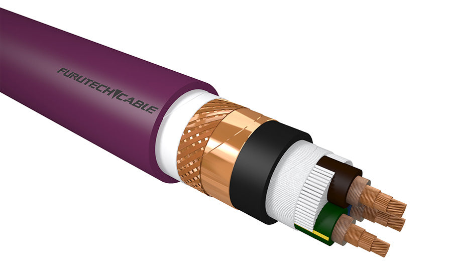 Furutech  DPS-4.1 Reference - Grade α-OCC/α-DUCC (11 AWG)  Power Cable - Per Metre