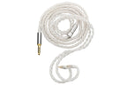 MOONDROP Line K 8-Strand Braided High Purity Silver Plated Copper IEM Cable - 0.78 2pin