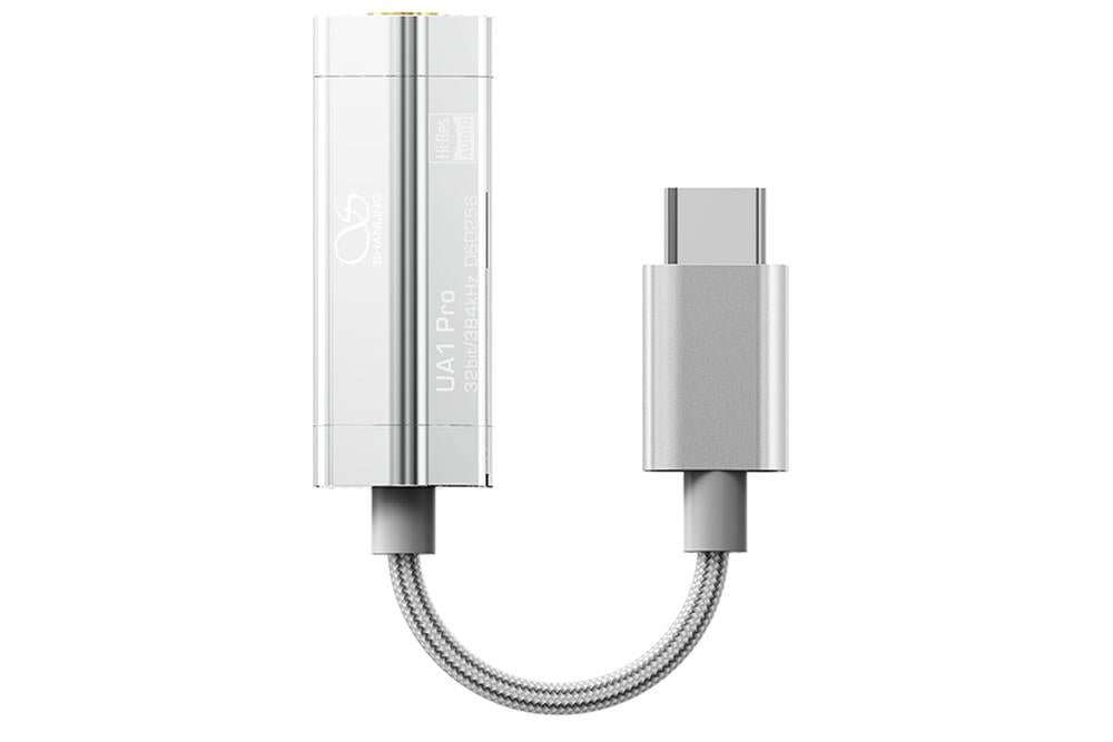 SHANLING UA1 PRO ES9219C USB DAC AMP Adapters Type C to 3.5mm Audio Cable Headphone Amplifier PCM384 DSD256 80mW Output Power