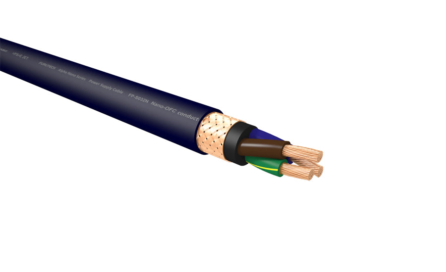 Furutech FP-S032N Alpha Nano-OFC Power Cable (12 AWG) - (20M Roll)