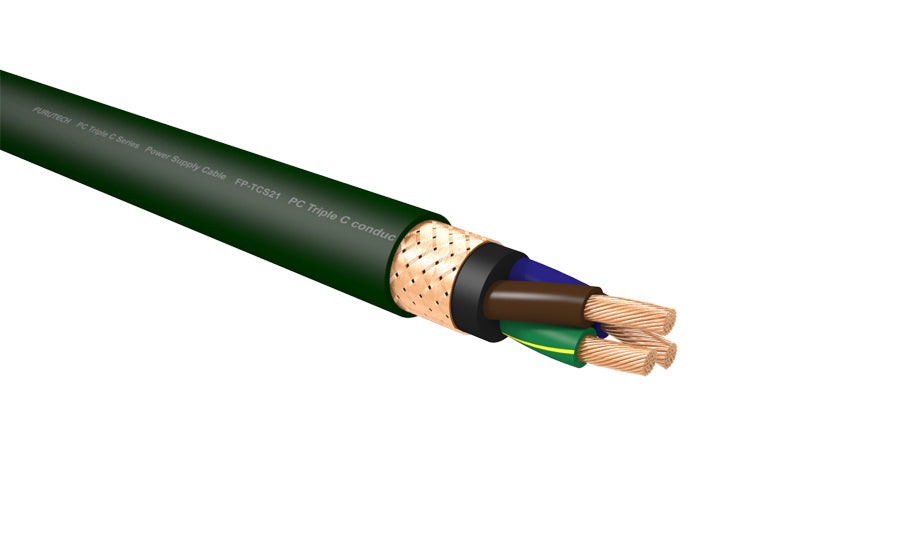 Furutech FP-TCS21 Hi-End Grade Triple-C Forged Power Cable (14 AWG) - (30M Roll)