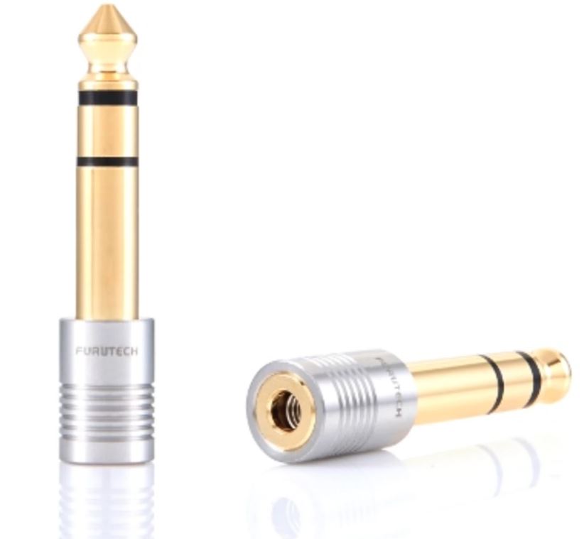 Furutech F63-S 3.5mm to 6.5mm audiophile headphone adaptor - Audiophile Store