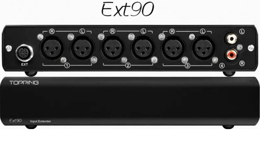 TOPPING Ext90 Preamplifier Input Extender 2*RCA 4*XLR Combination - Audiophile Store